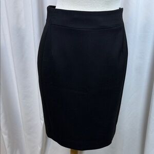 Ann Taylor Black Classic Pencil Skirt, Size 6